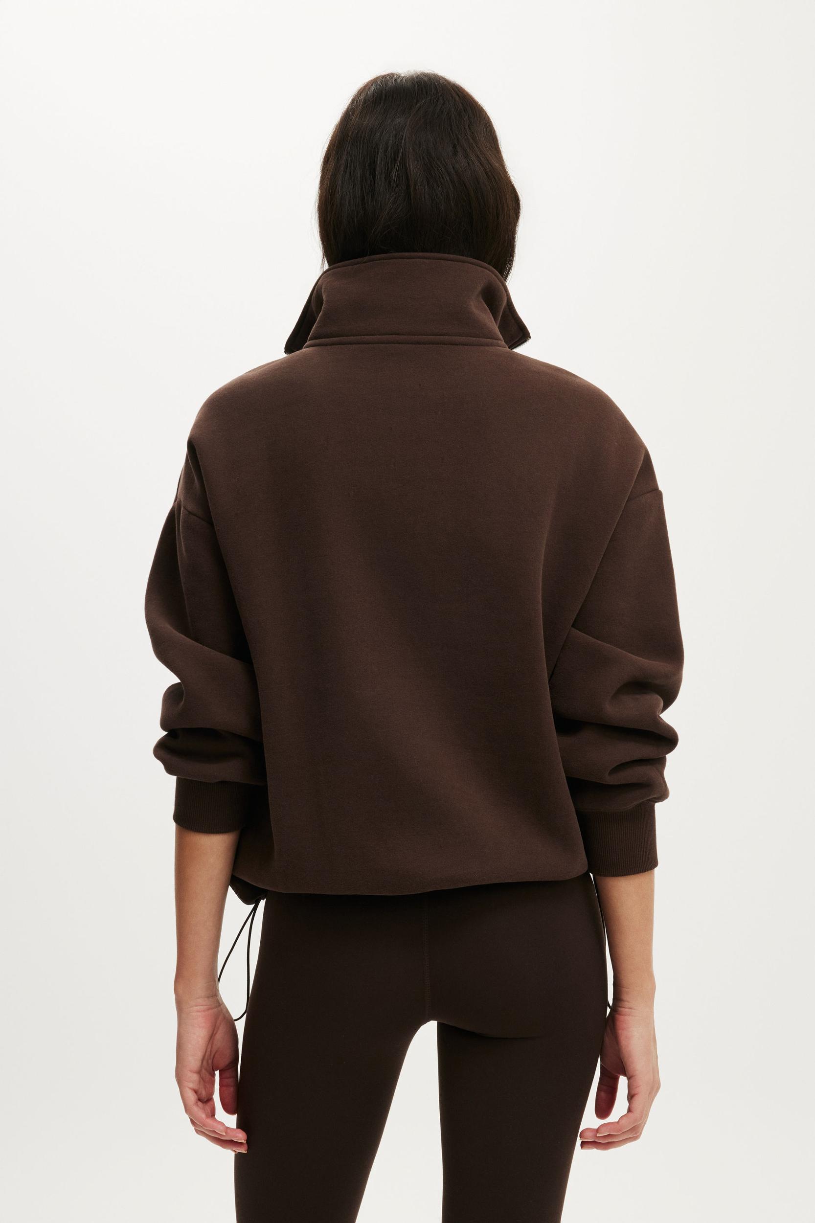 Plush Half Zip Sweatshirt Product Image