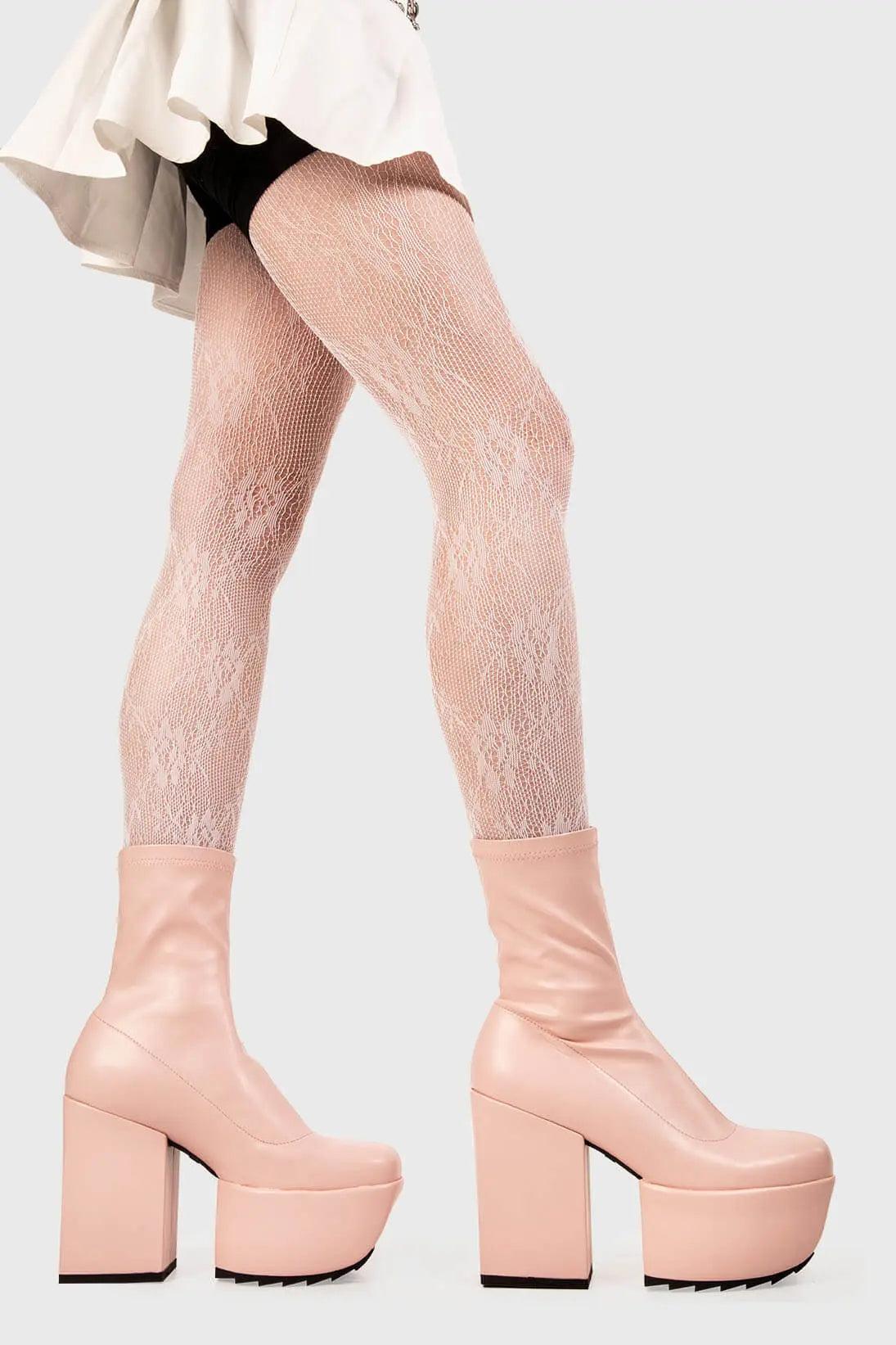 Pretty Please Platform Ankle Boots Product Image