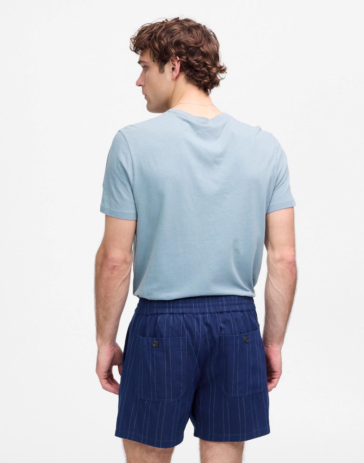 Indigo-Dyed Stripe Everywear Shorts Product Image