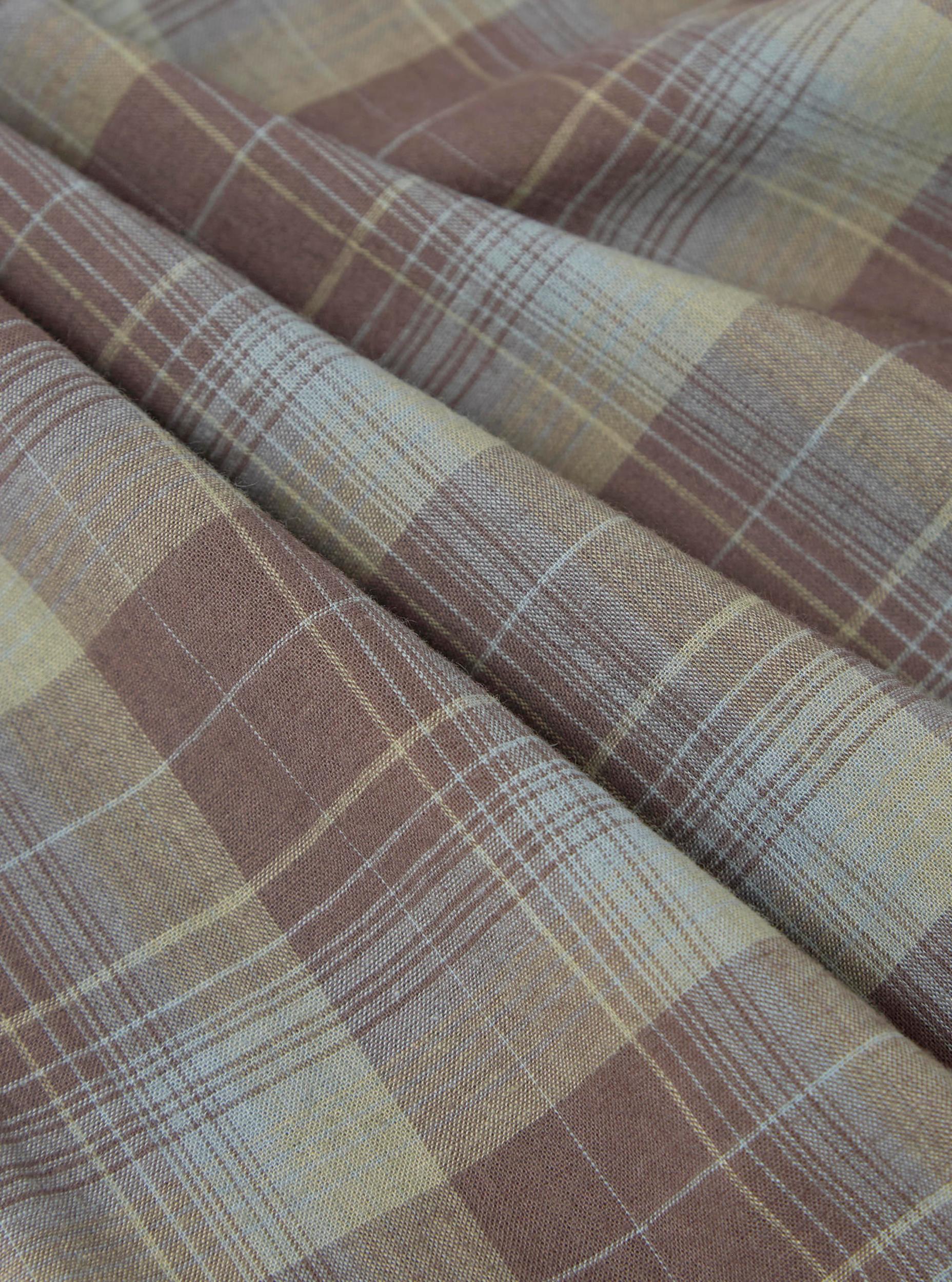 Green/Brown Check Pyjama Pant Product Image