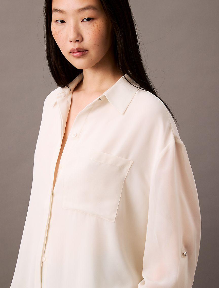 Utility Roll Sleeve Tunic Product Image