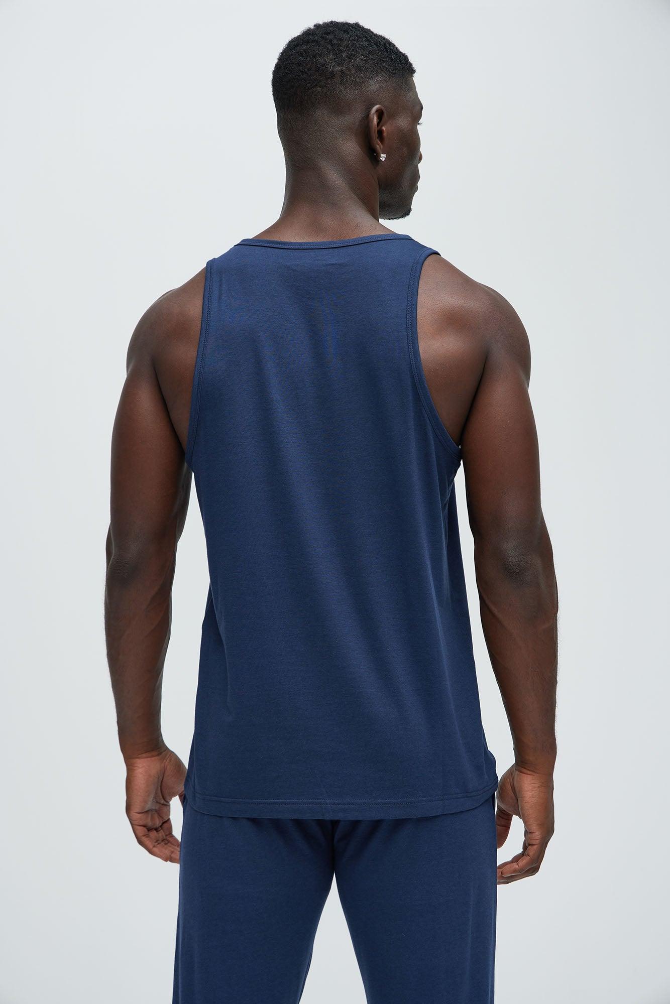 Essential Modal Lounge Tank - Navy Product Image