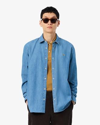 Regular Fit Lightweight Denim Shirt Product Image
