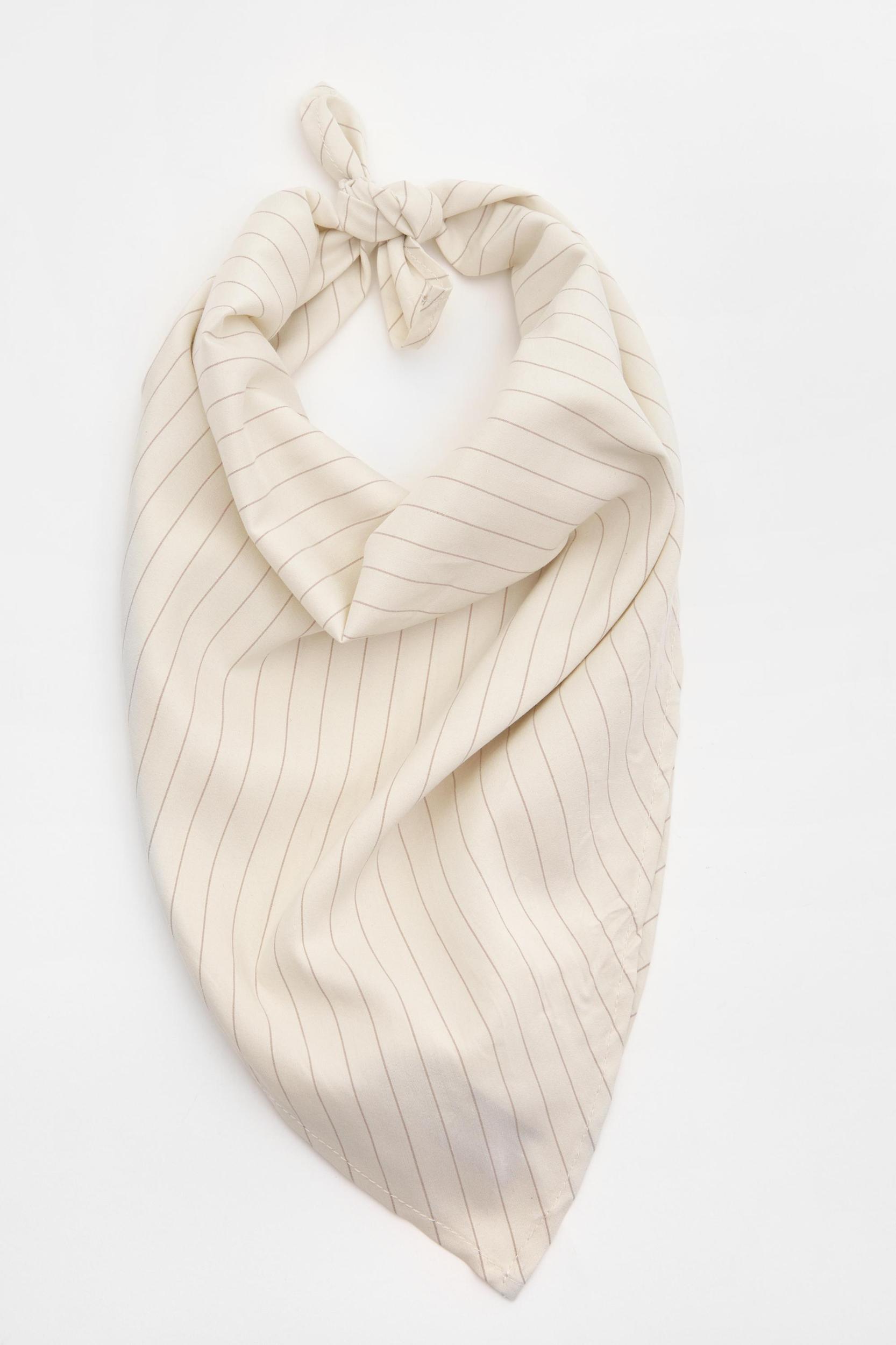 Striped bandanna scarf Product Image