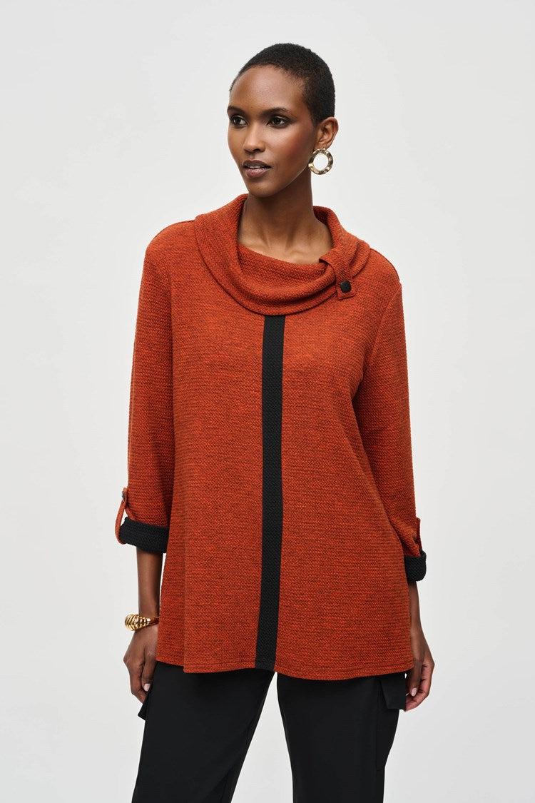 Oversized Marled Cowl Sweater Product Image