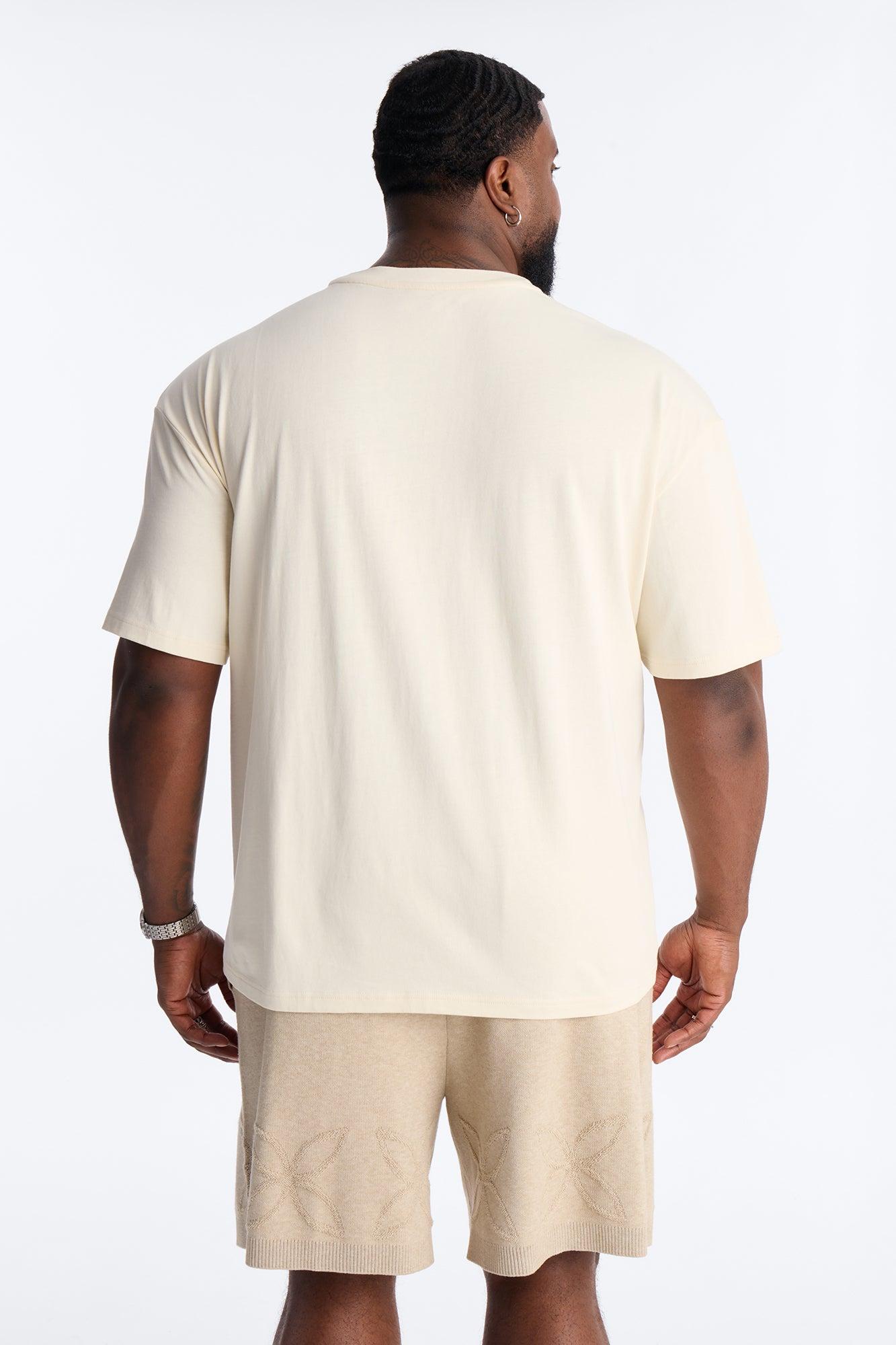 Relaxed Forever Shore Crewneck Tee - Cream Product Image