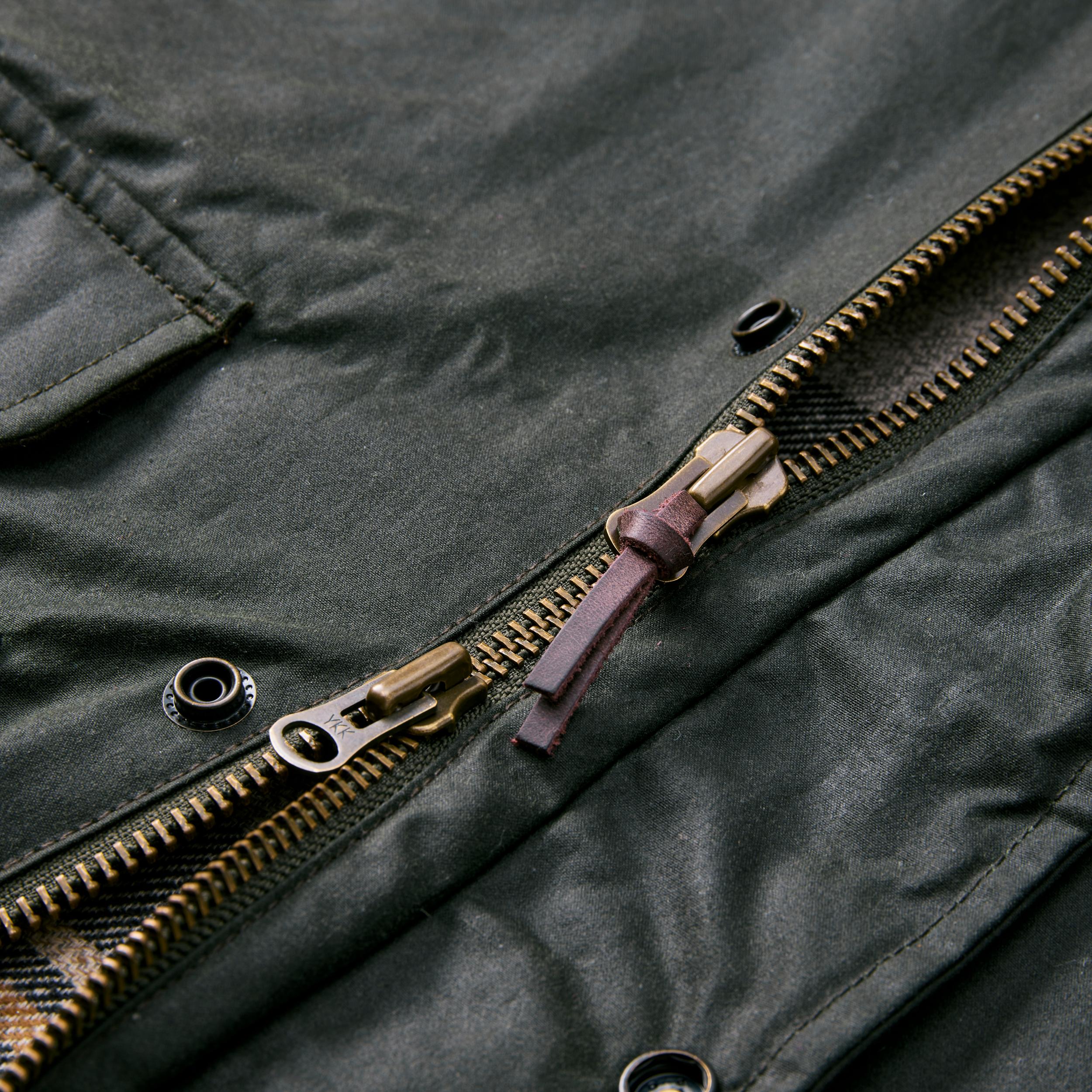 Flannel-Lined Waxed Hudson Jacket Product Image