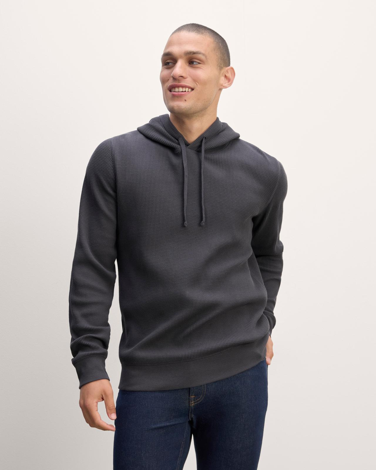 Mens Waffle-Knit Hoodie by Everlane Product Image