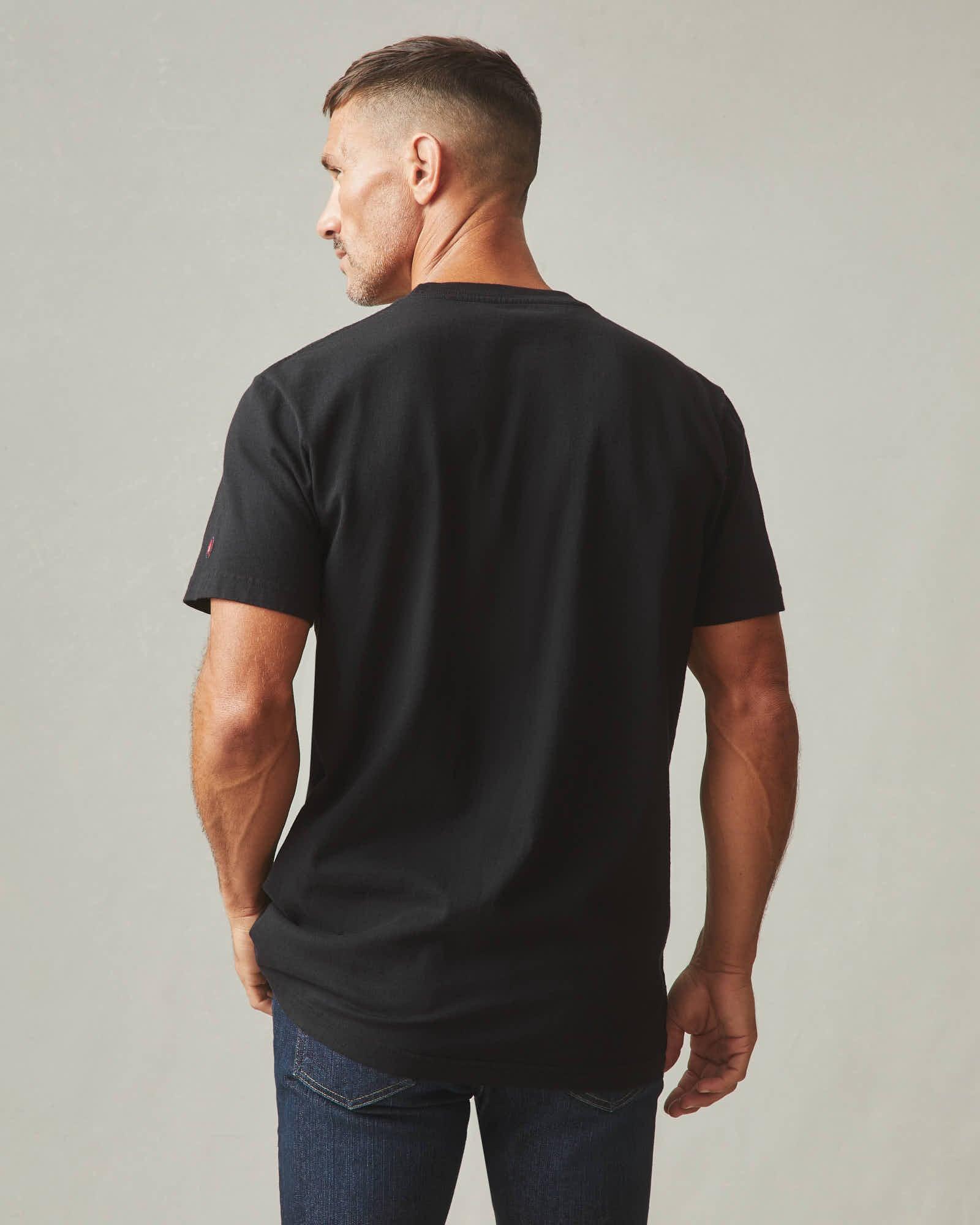 Men's Vintage Crew Tee - Black Product Image