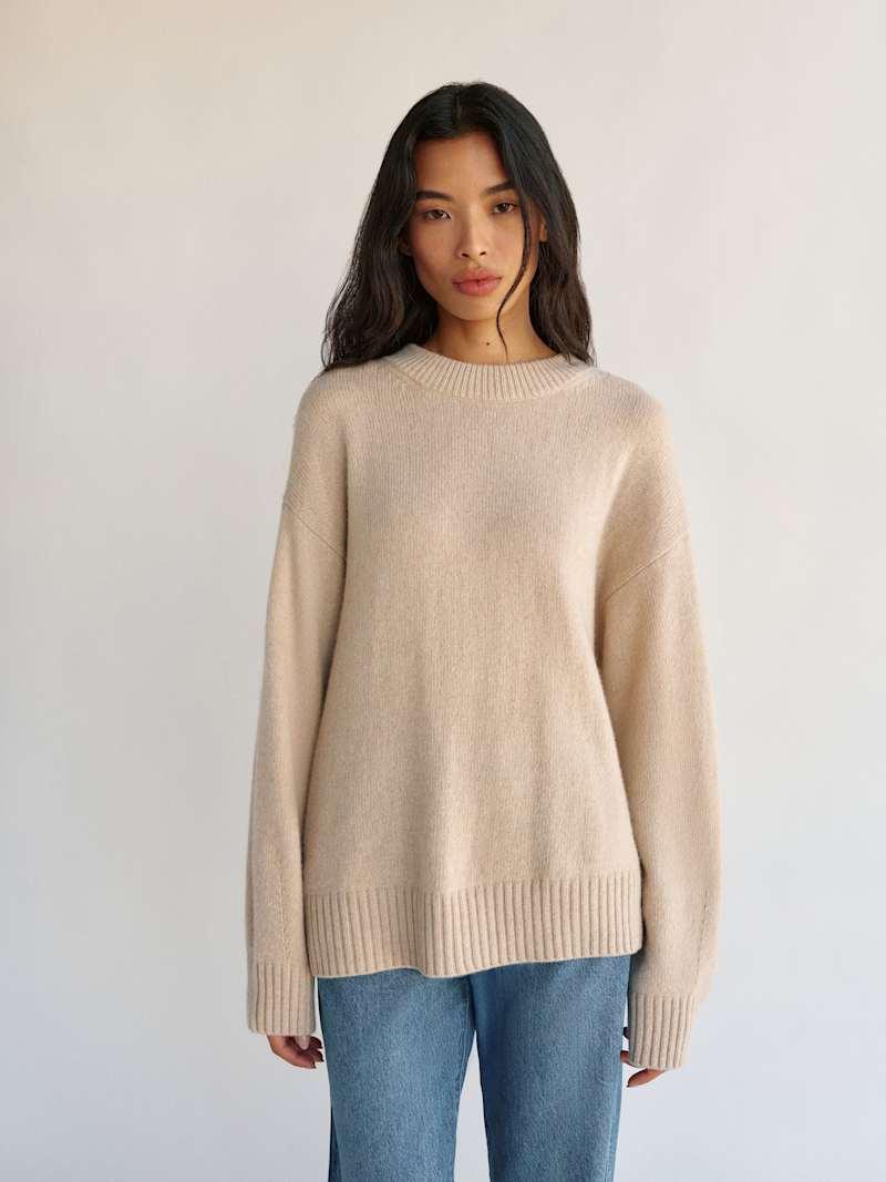 Cove Cashmere Oversized Crew Product Image