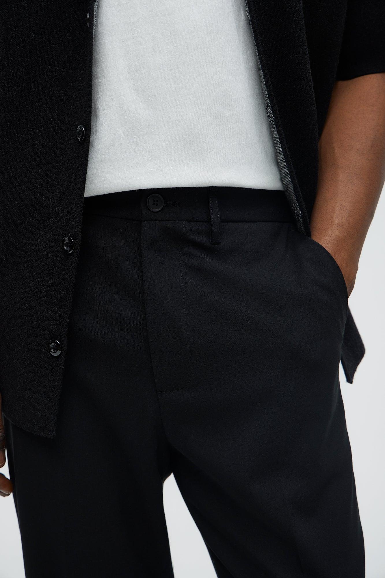 Tall Modern Stretch Slim Trouser - Black Product Image