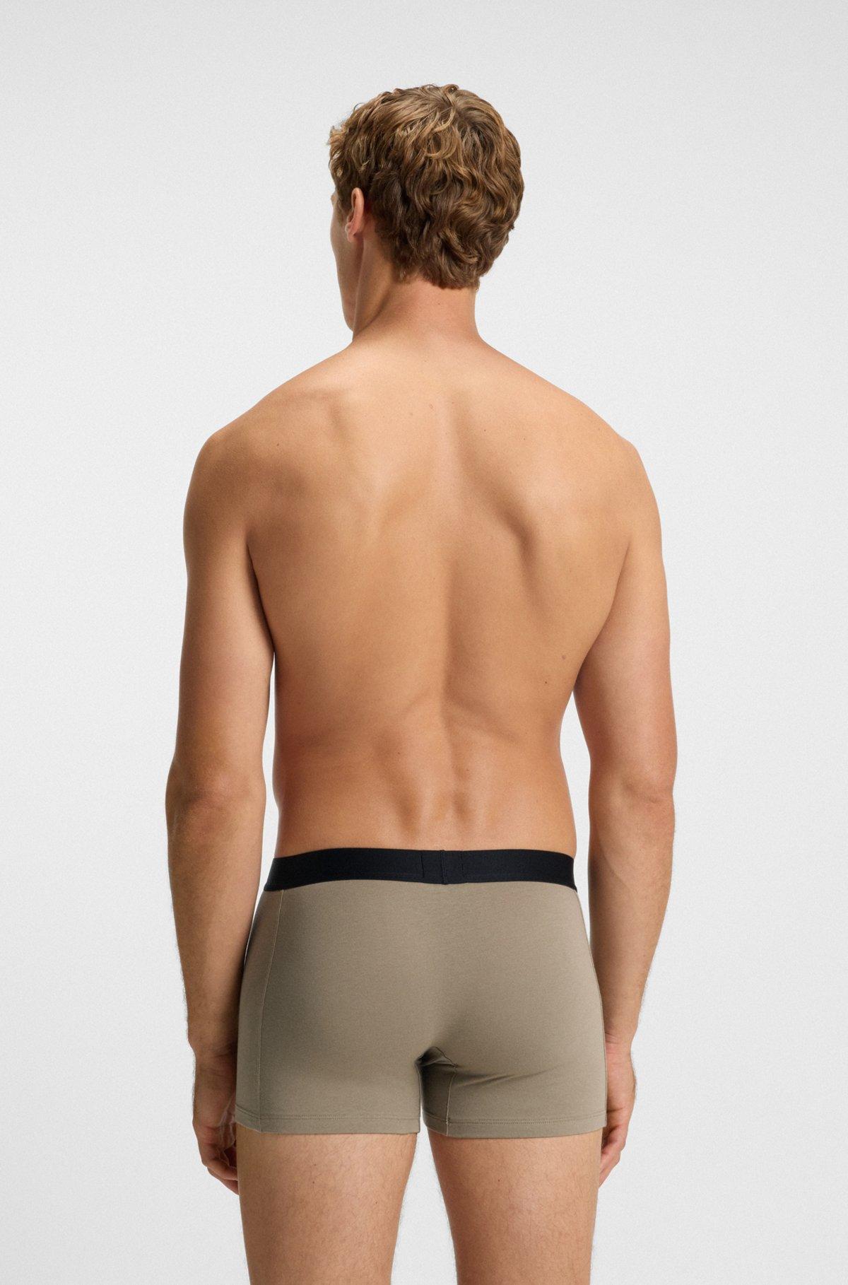 Three-pack of boxer briefs in stretch cotton Product Image