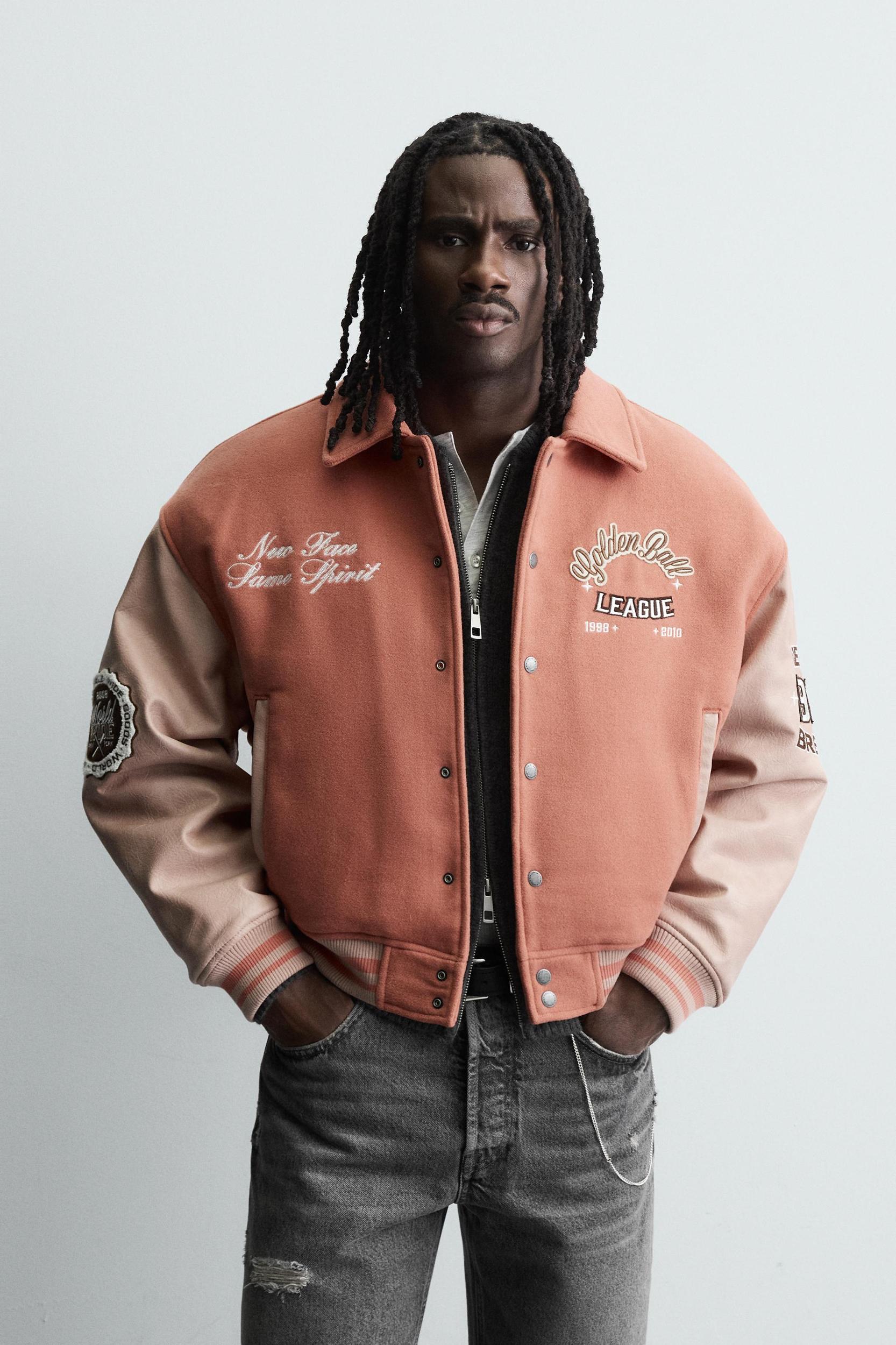 PATCHED QUILTED BOMBER JACKET Product Image