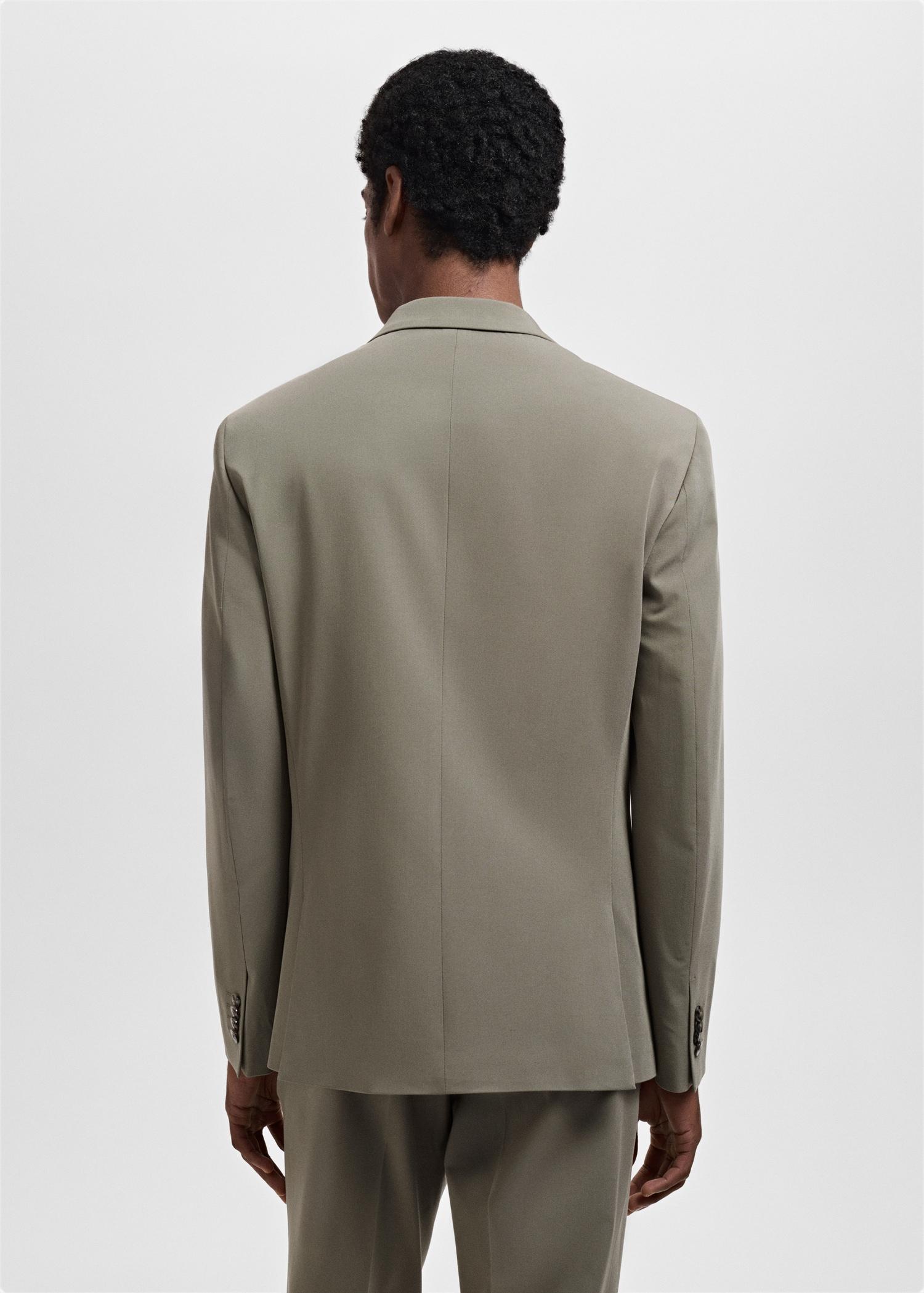 Super slim-fit suit jacket in stretch fabric - Men | MANGO USA Product Image