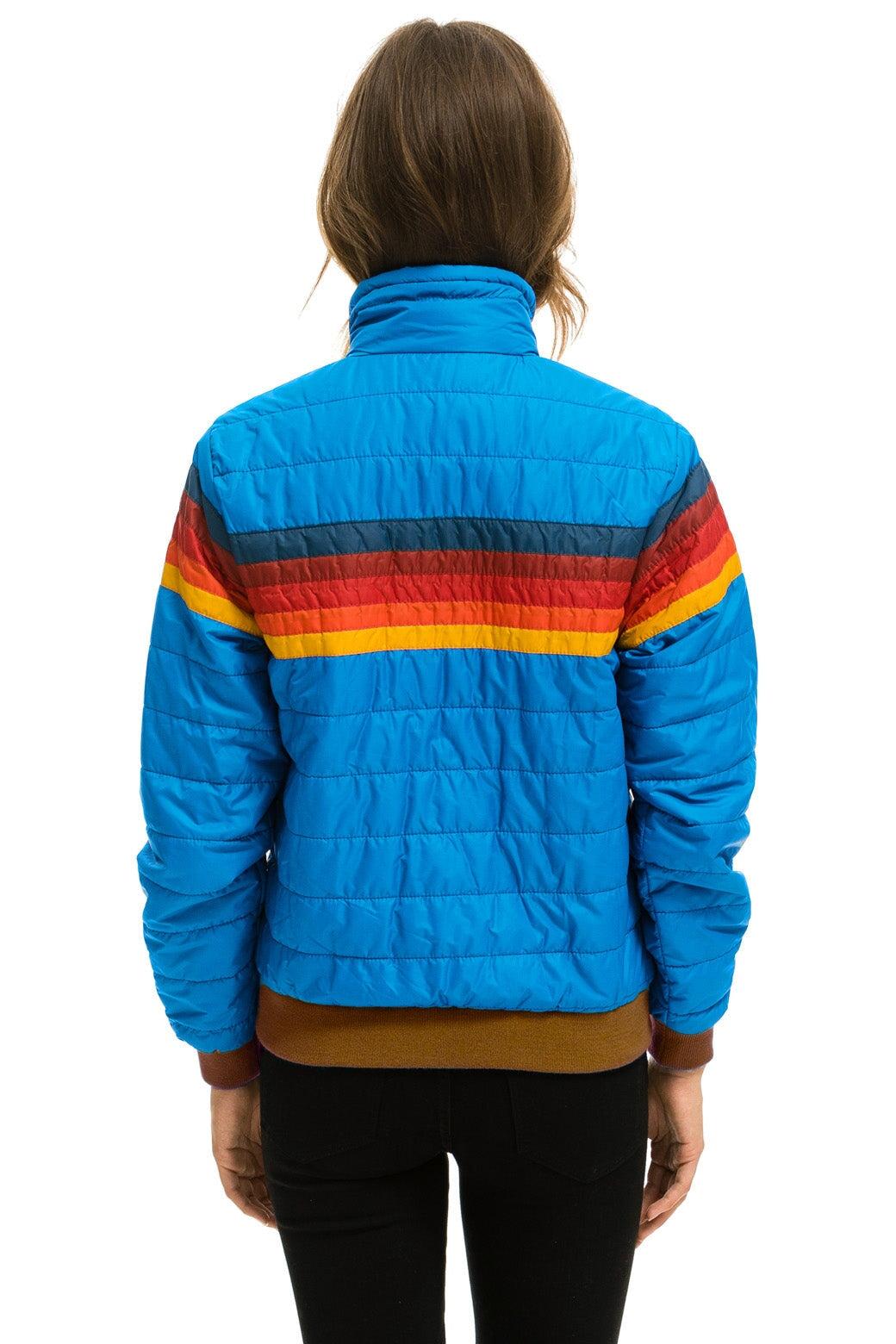 5 STRIPE JACKET -  BLUE CINA Female Product Image