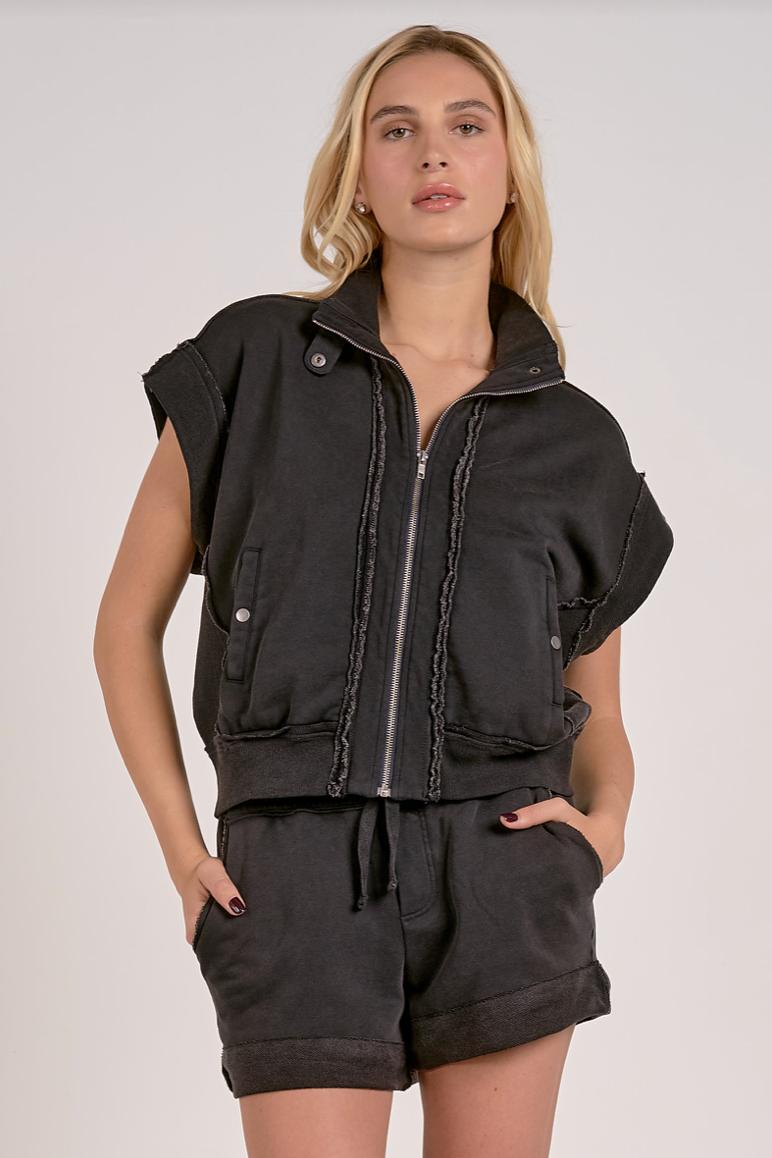 Emily Zip Front Top Product Image