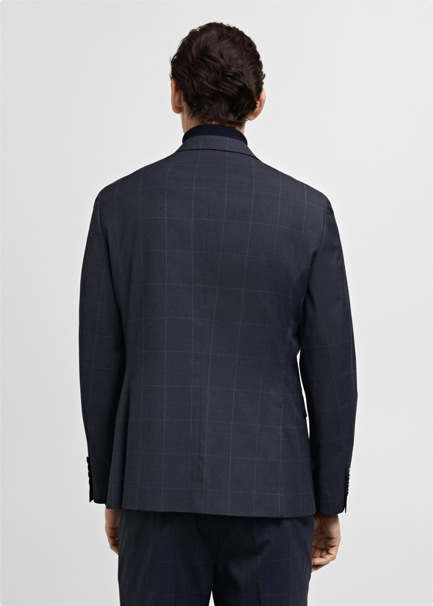 Super slim-fit suit jacket in stretch fabric - Men | MANGO USA Product Image