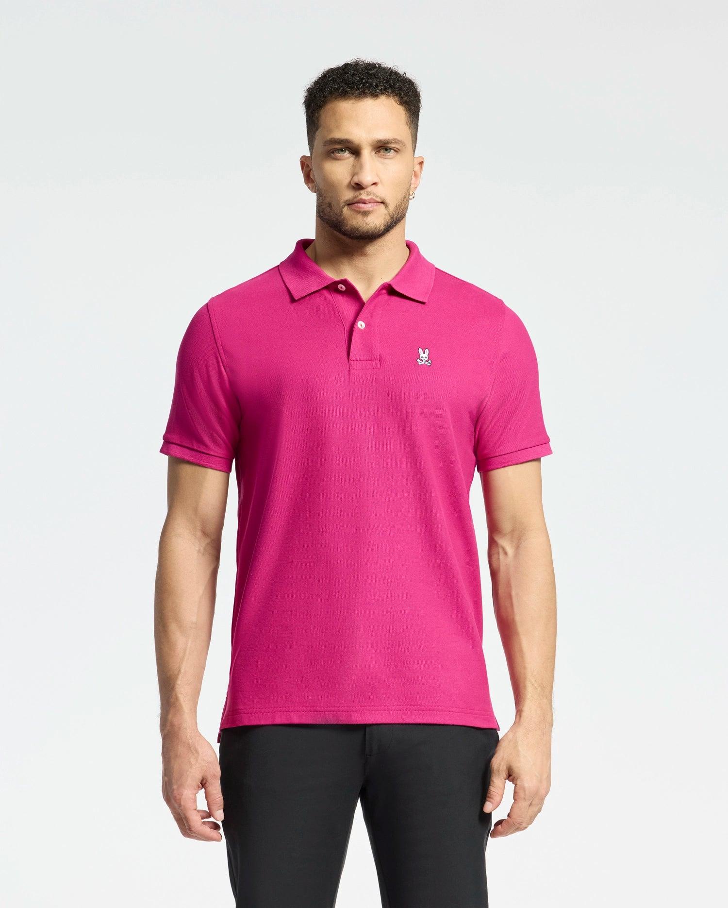 MENS CLASSIC PIQUE POLO SHIRT - B6K001CRPC Male Product Image