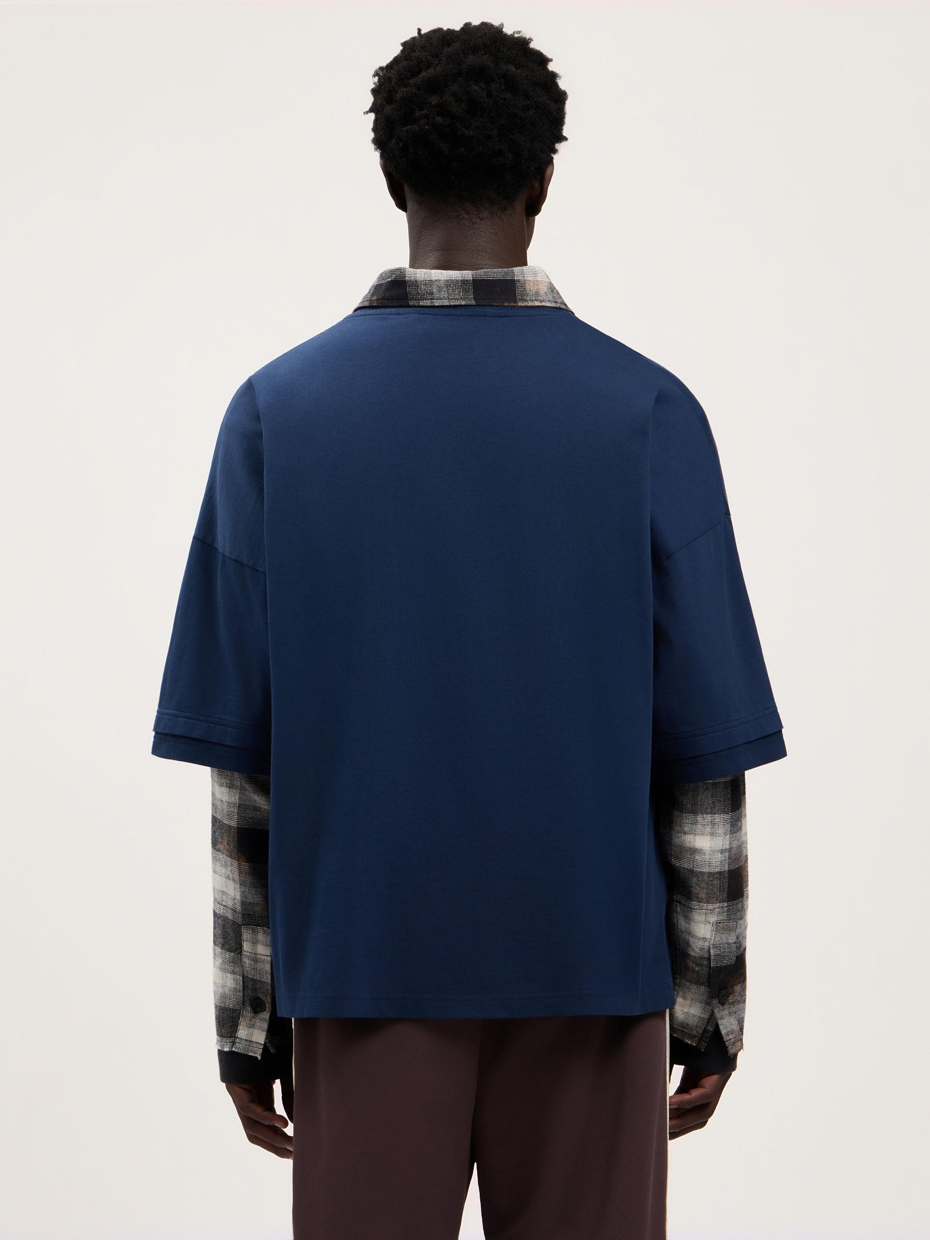 Curved Logo Loose Double T-Shirt Product Image