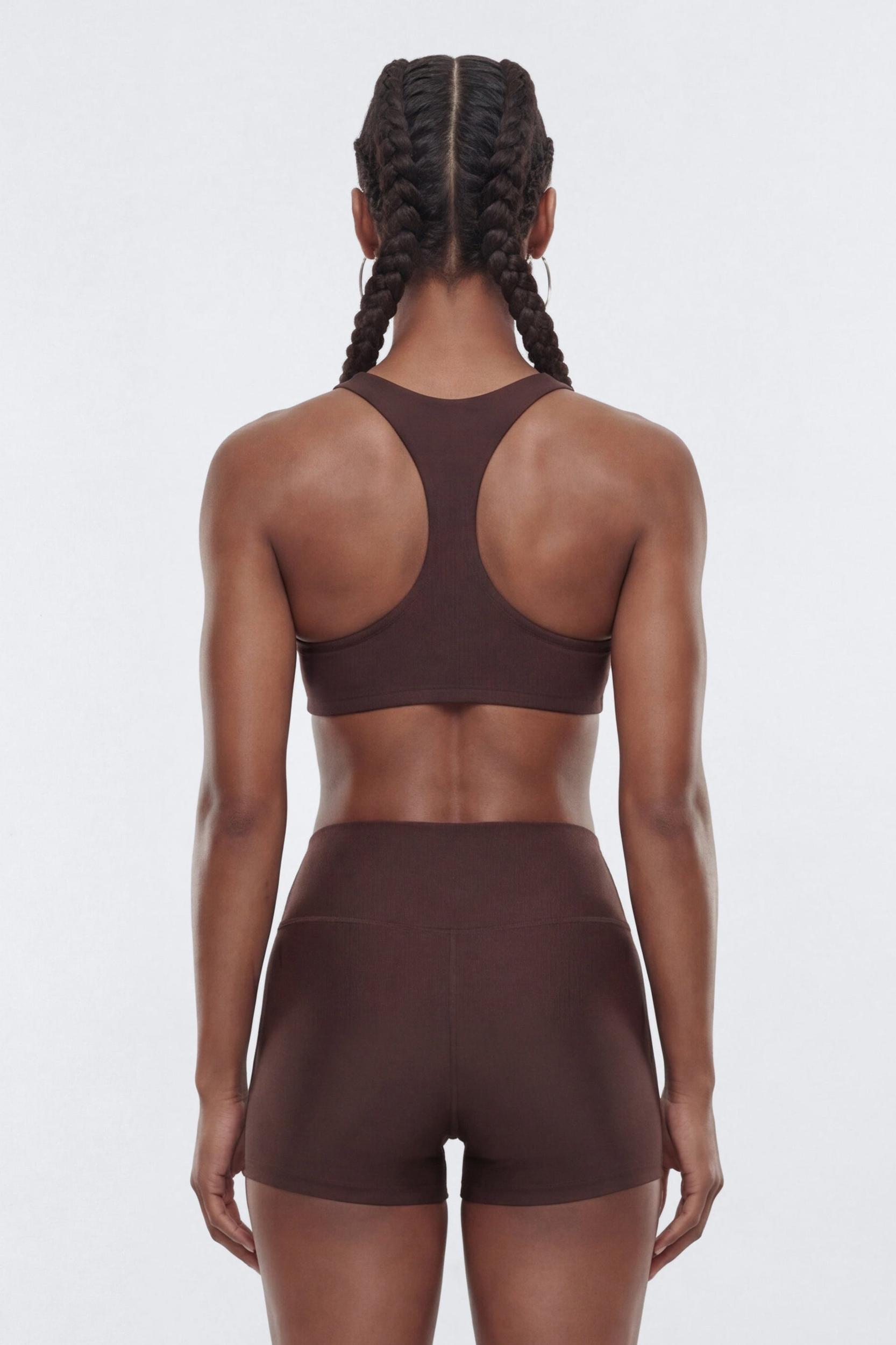 AirSculpt™ X Back Sports Bra - Brown Female Product Image