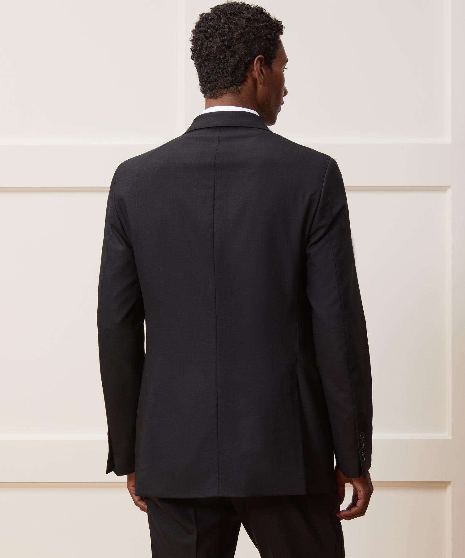Italian Wool Double-Breasted Tuxedo Jacket Product Image