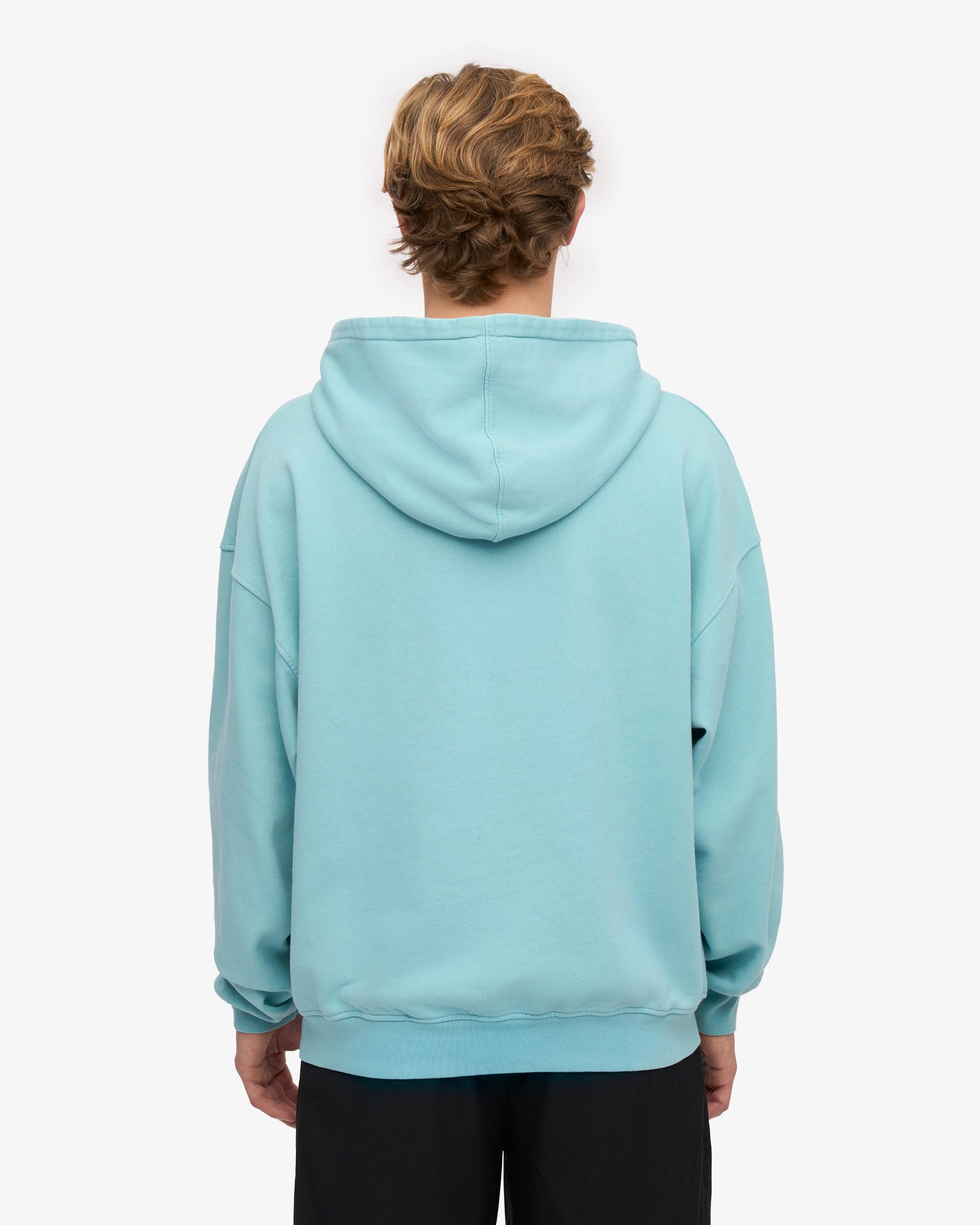 Organic Oversized Hood - Teal Blue Product Image