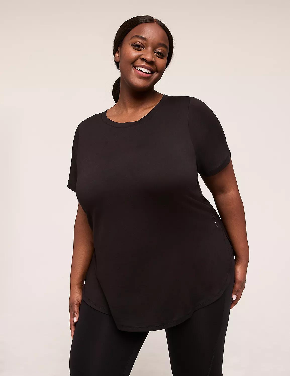 LIVI Soft Macrame Back-Detail Tee Product Image