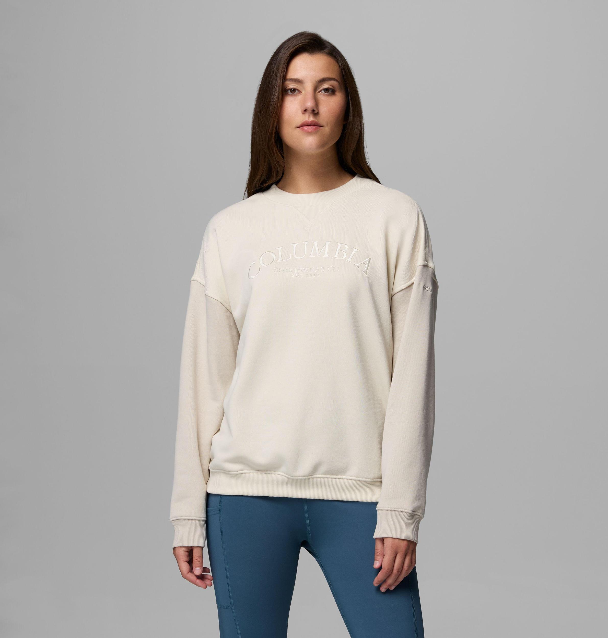 Columbia Womens Bugasweat Graphic Crew- Product Image