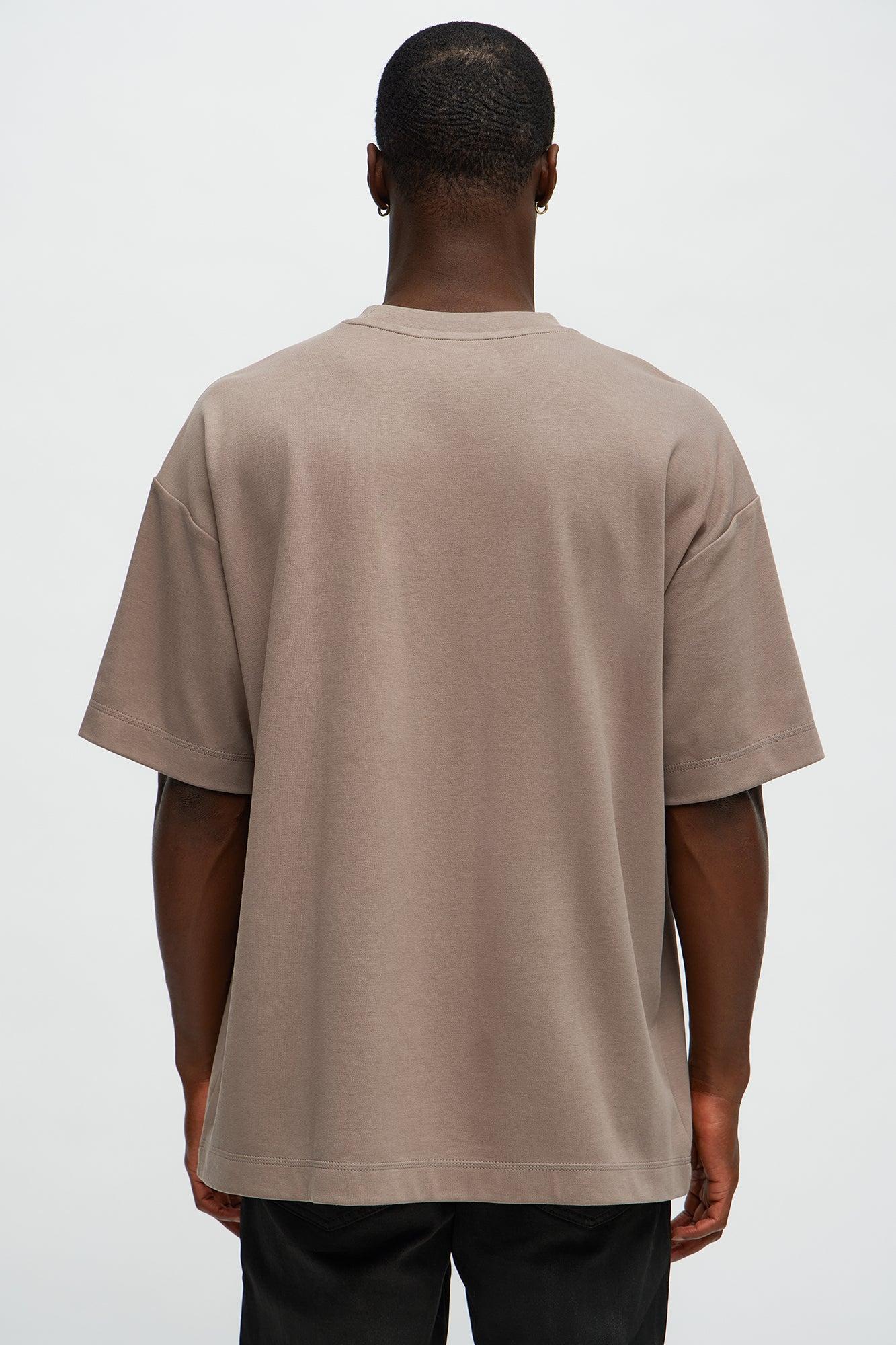 Relaxed Premium Everyday Tee - LightBrown Product Image