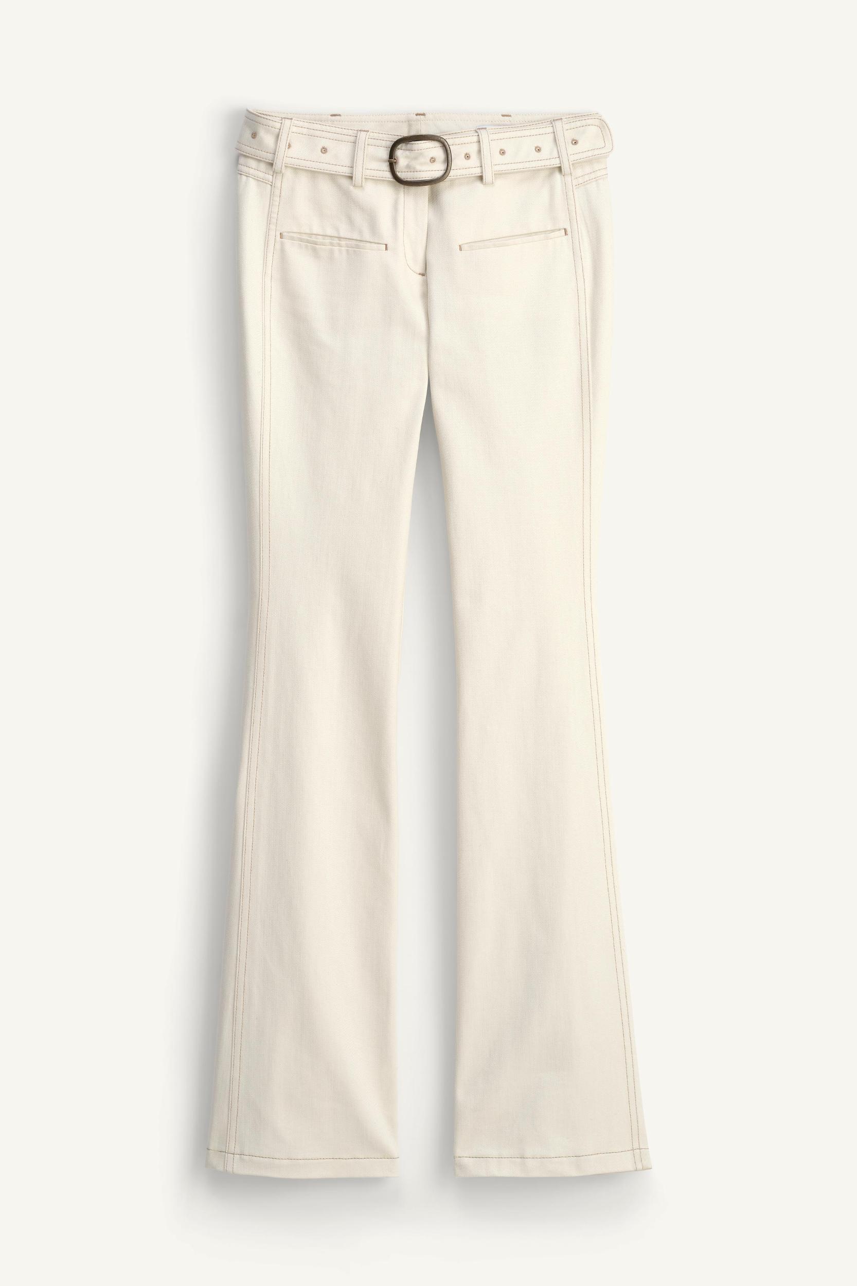 LIMITED EDITION TOPSTITCHED FLARE PANTS Product Image
