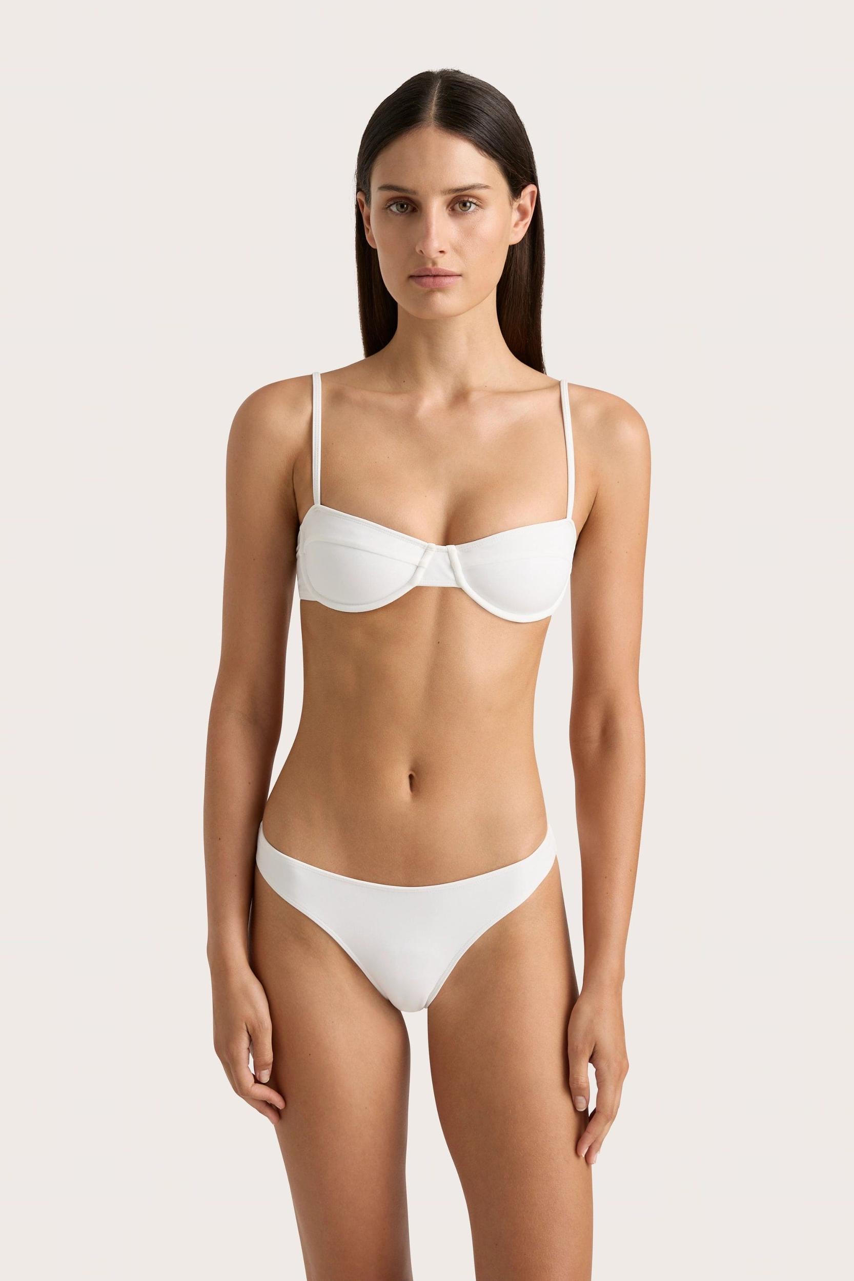 Farrah Bikini Top White - Final Sale Product Image