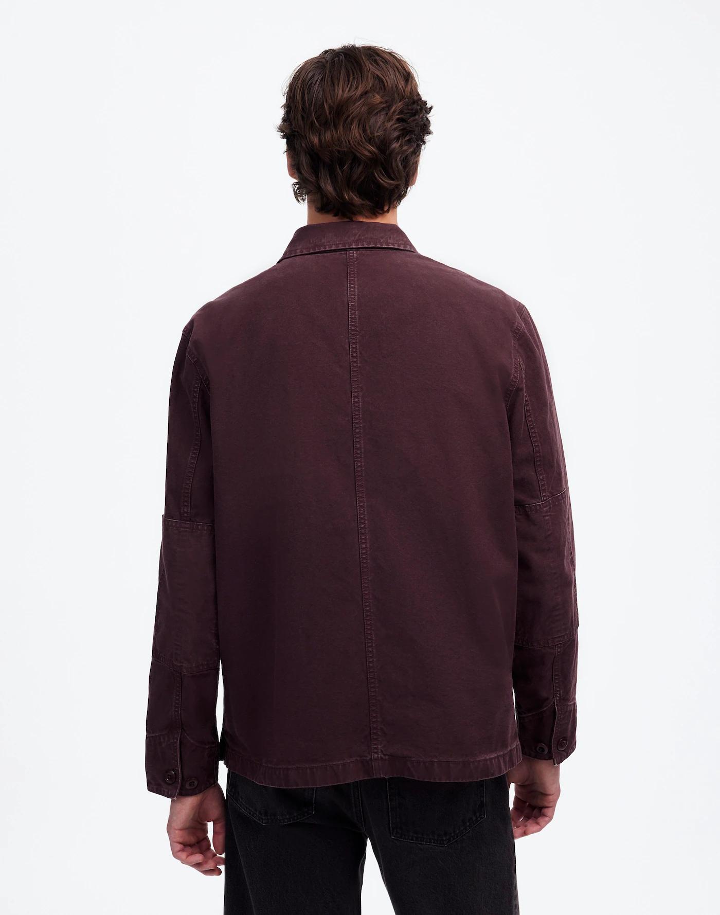 Overshirt in Garment-Dyed Canvas Product Image