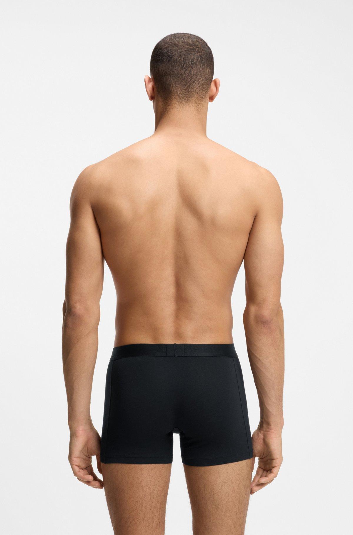 Three-pack of boxer briefs in stretch cotton Product Image