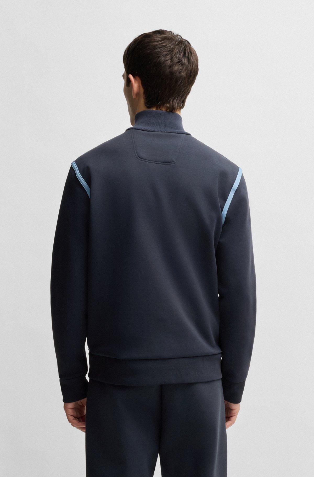 Zip-up sweatshirt with logo artwork Product Image