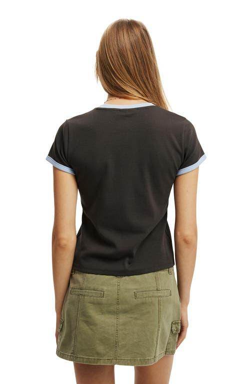 Cotton On Women's Lcn Baby Graphic Tee in Lcn Nybg Purple Flowers at Nordstrom, Size Xx-Small Product Image