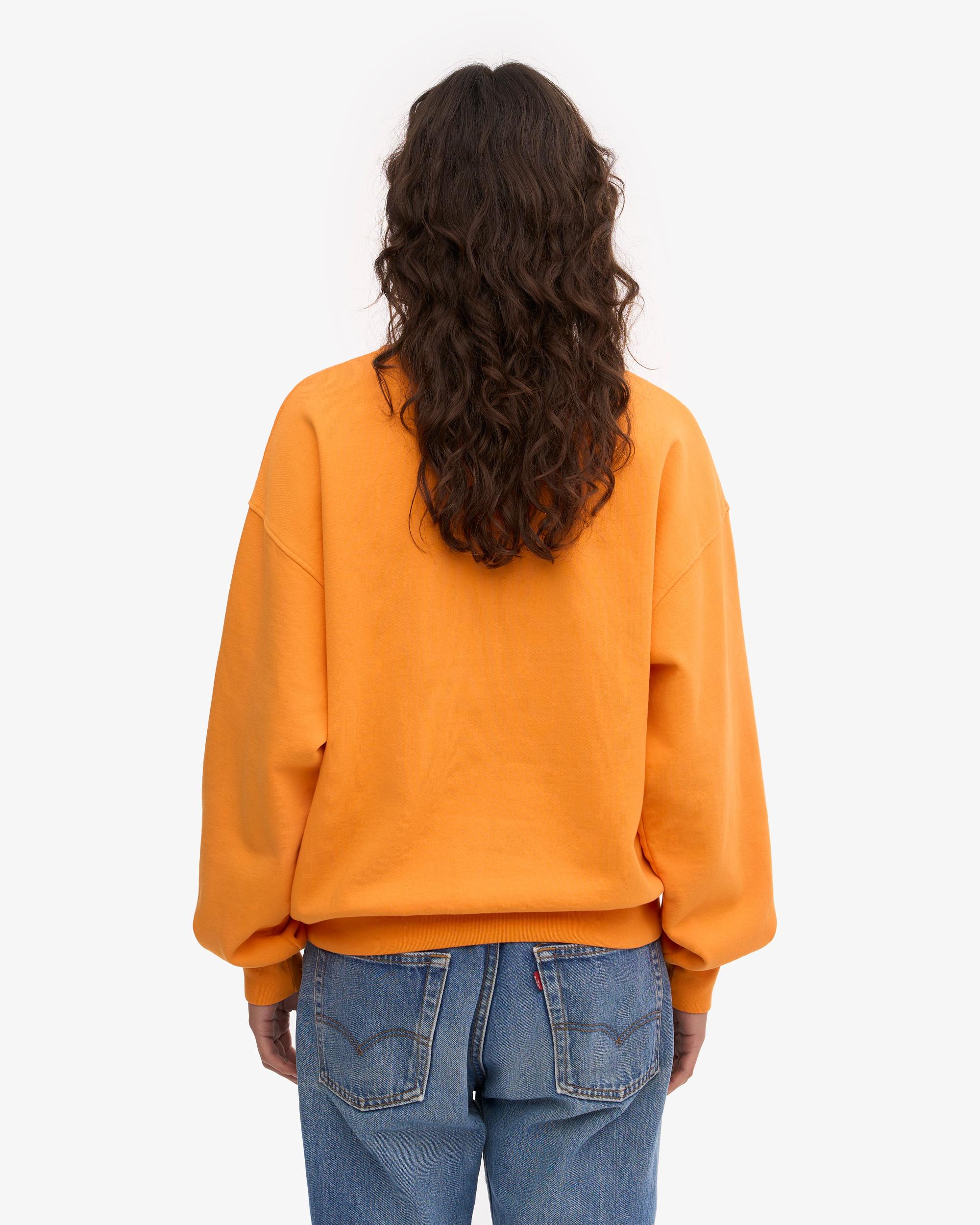 Organic Oversized Crew - Sunny Orange Product Image