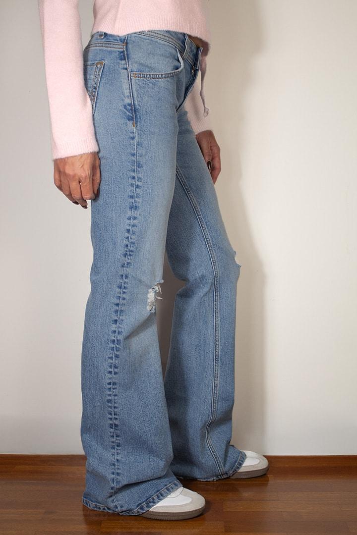 Ripped flare jeans Product Image