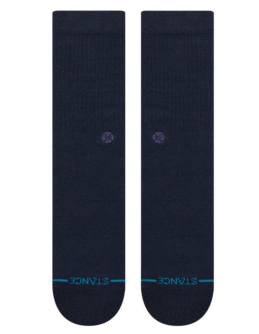 STANCE Icon Organic Mens Crew Socks - OLIVE Product Image