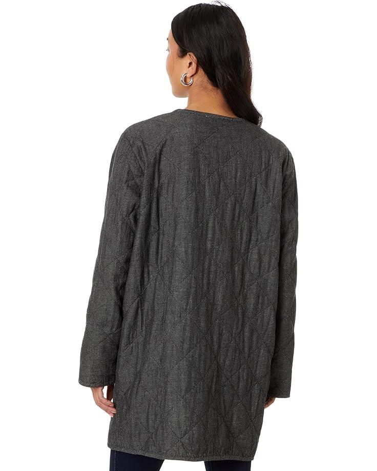 Organic Cotton Boucle Round Neck Jacket Product Image