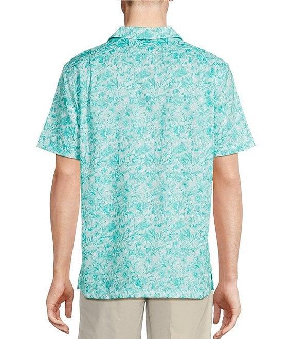 Daniel Cremieux Signature Label Tonal Floral Print Short Sleeve Woven Shirt Product Image
