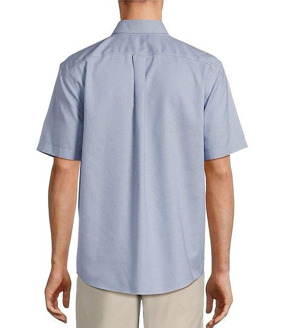 Gold Label Roundtree & Yorke Big & Tall Non-Iron Short Sleeve Solid Dobby Sport Shirt Product Image