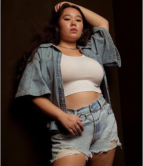 Levi's® 501® Original High-Rise Cut-Off Jean Shorts Product Image