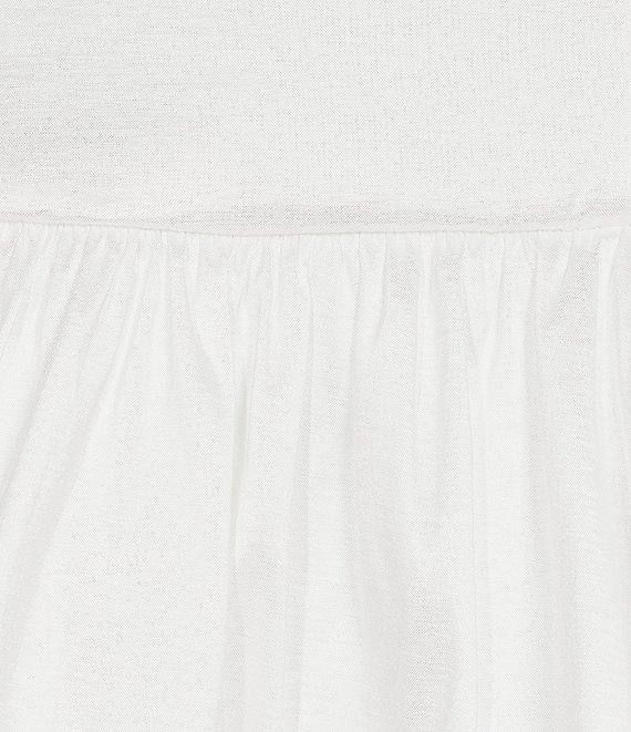 B. Darlin Strapless Layered Skirt Stretch Taffeta Dress Product Image