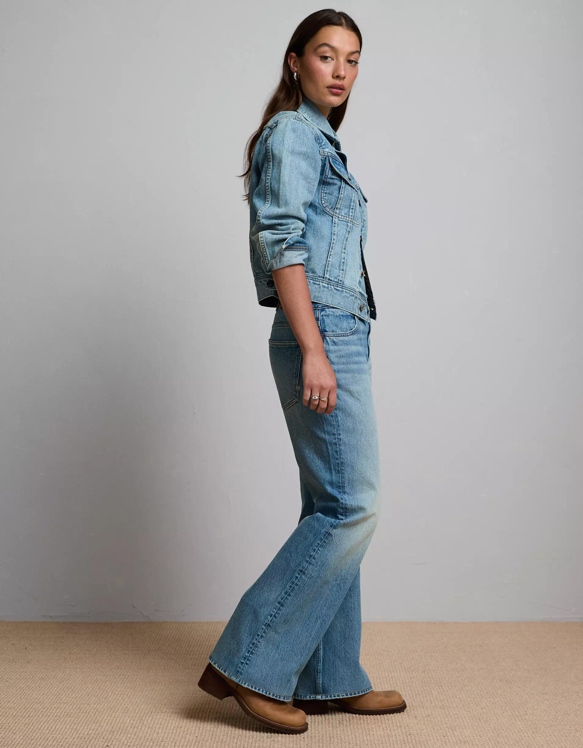 AE77 Premium Vintage Flare Jean Product Image