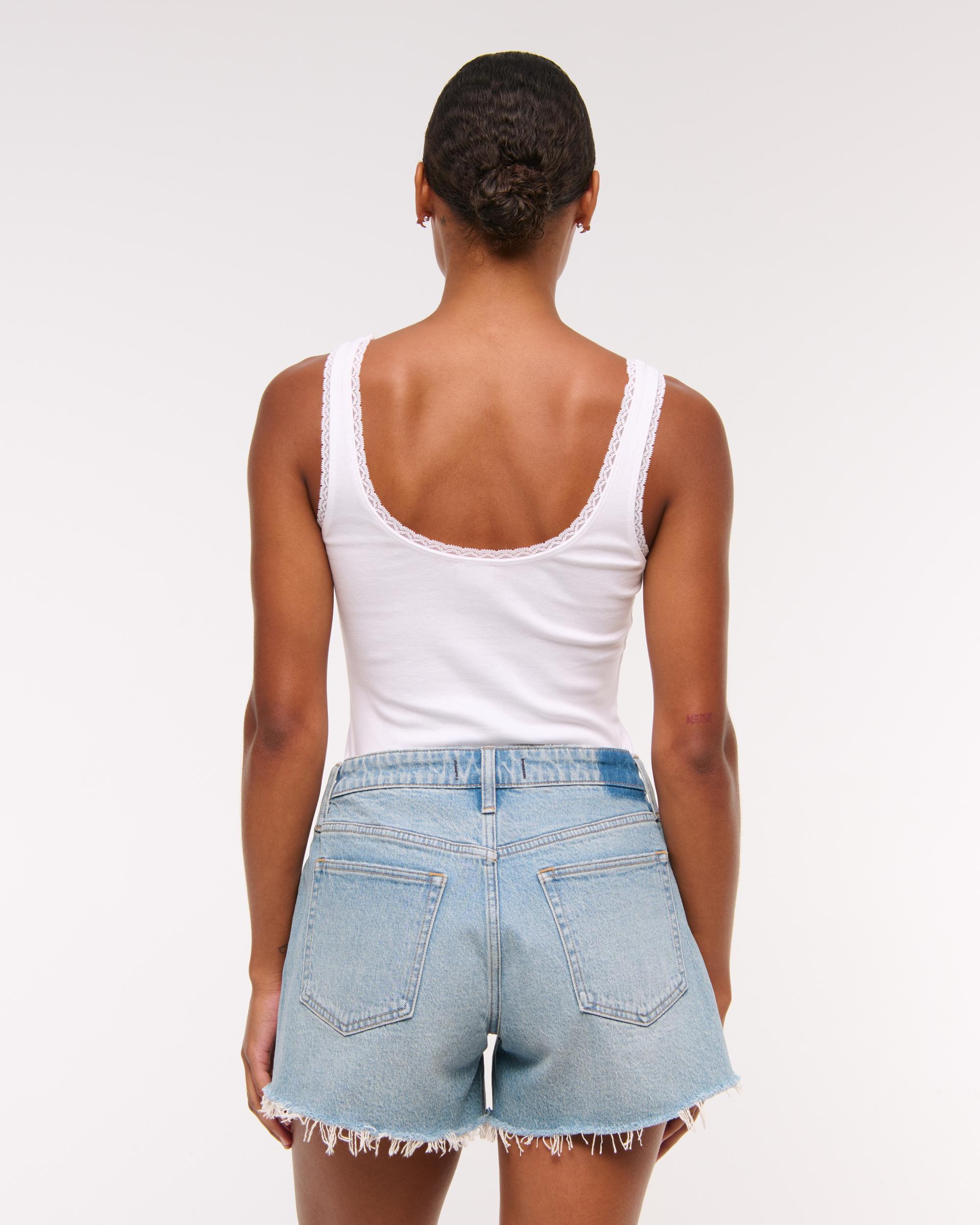 Curve Love Mid Rise A-Line Short Product Image