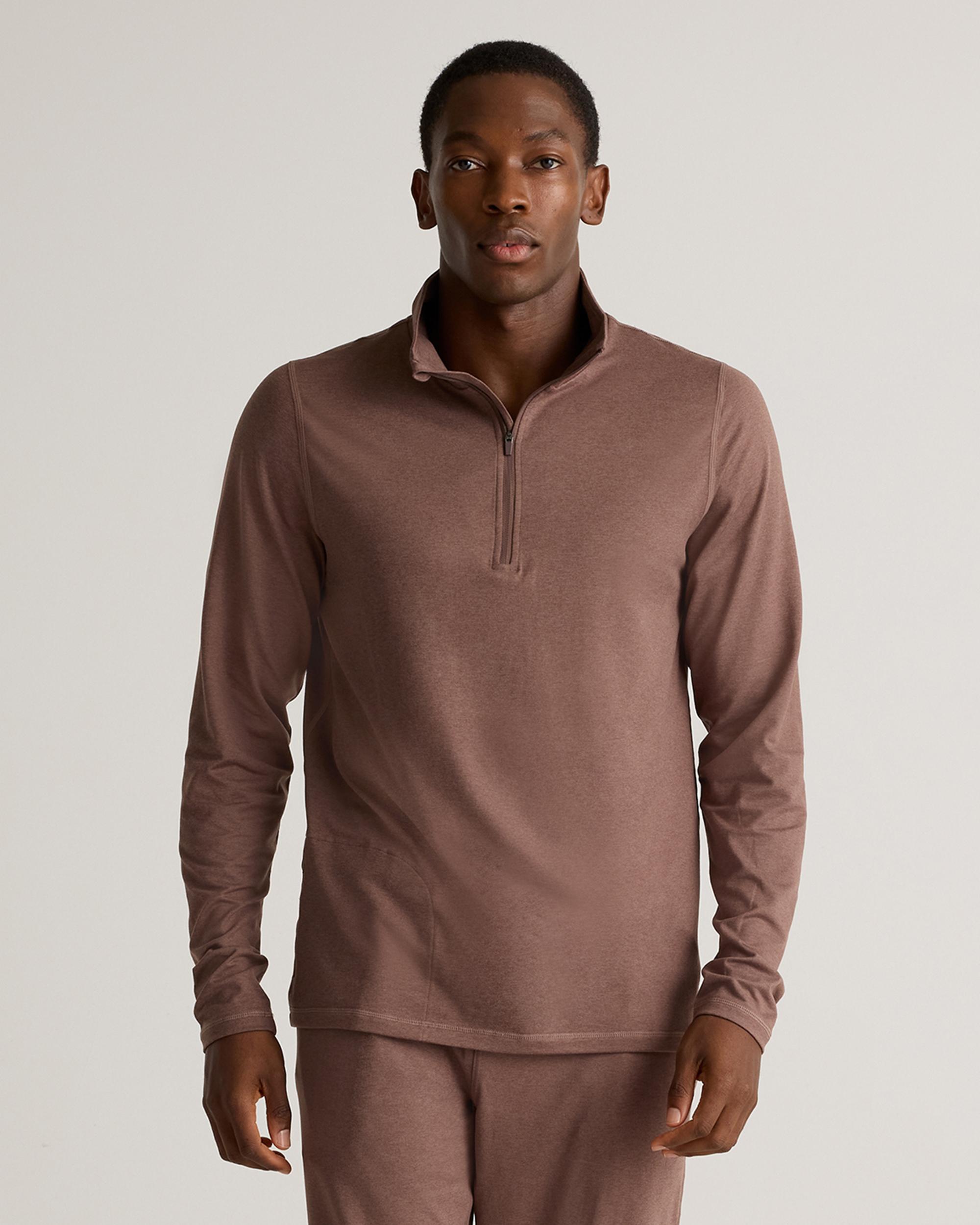 Quince | Men's Flowknit Performance Half-Zip Recycled Polyester Product Image
