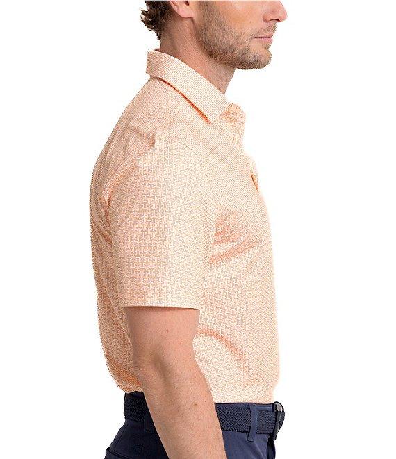 Southern Tide Driver Geo Print Short Sleeve Polo Shirt Product Image