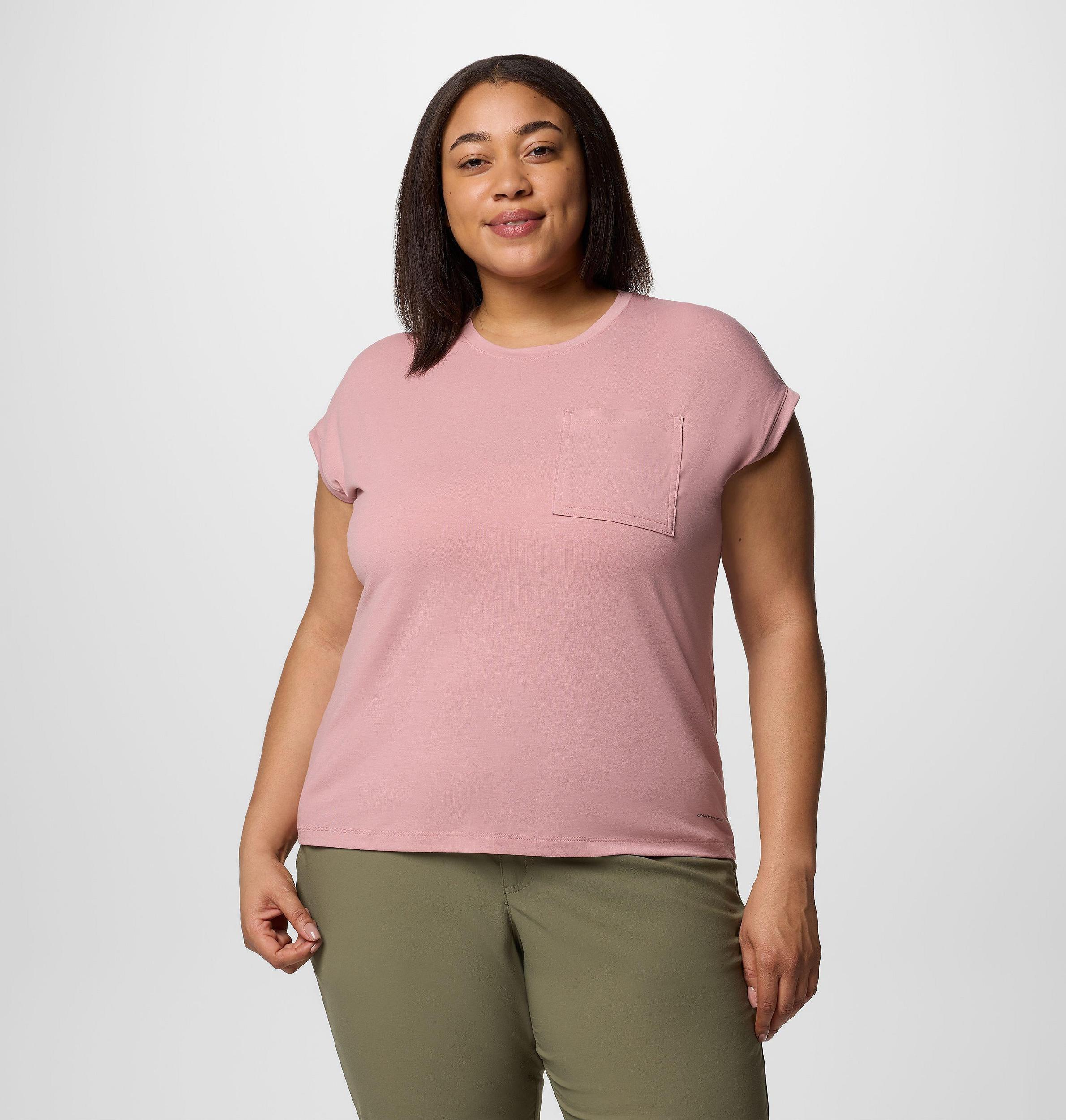 Columbia Womens Boundless Trek T-Shirt - Plus Size- Product Image
