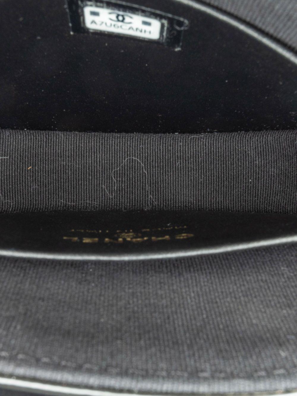 2021-2024 Mini CC Quilted Patent Leather Top Handle Clutch with Chain satchel Product Image