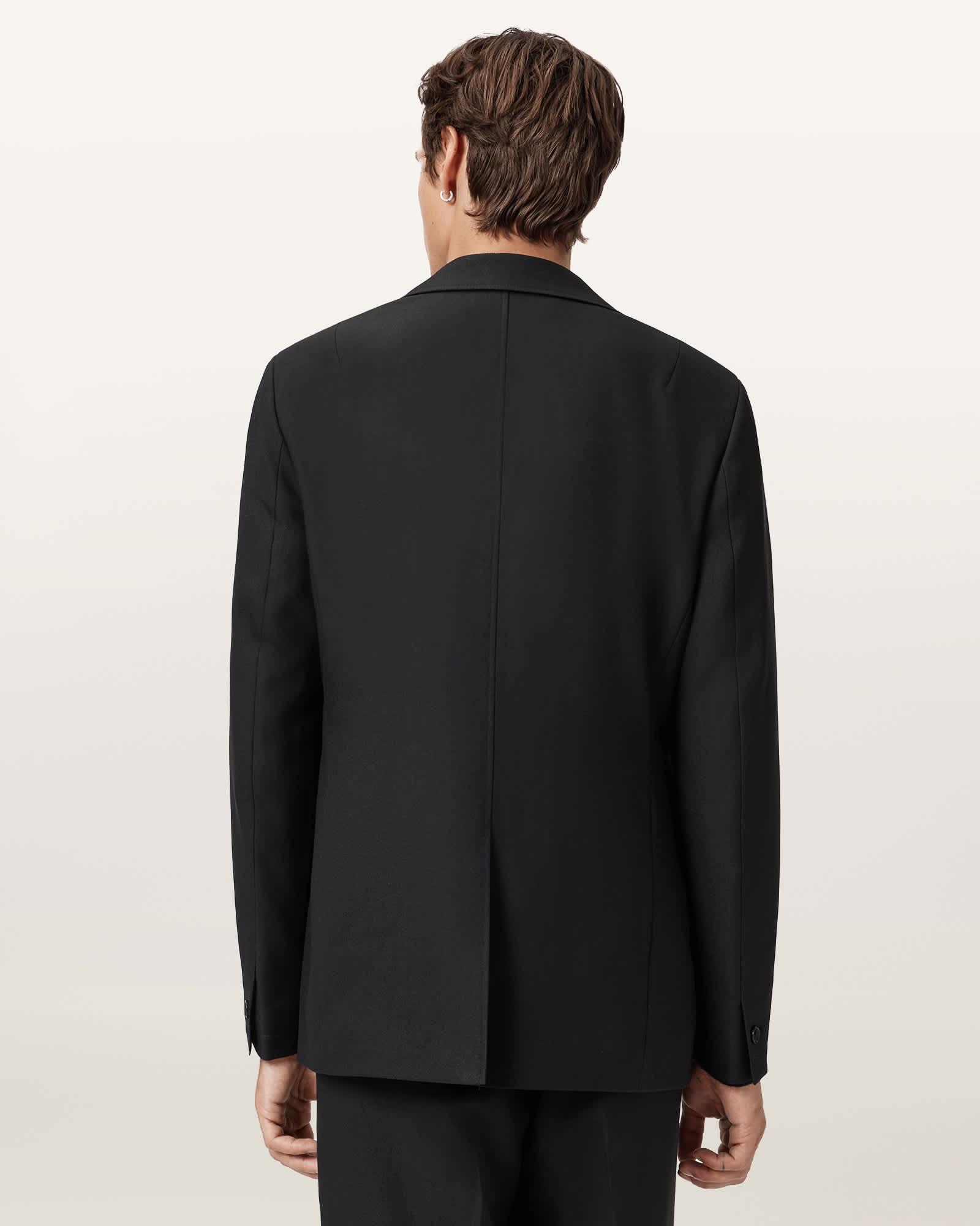 Kido Lapel Blazer Black | ALLSAINTS US Product Image
